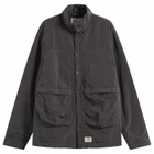 Ranra Men's Epitome Canvas Nylon Padded Overshirt in Steeple Grey