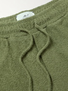 Mr P. - Organic Cotton-Terry Drawstring Shorts - Green