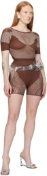 Poster Girl Brown Vivian Bodysuit