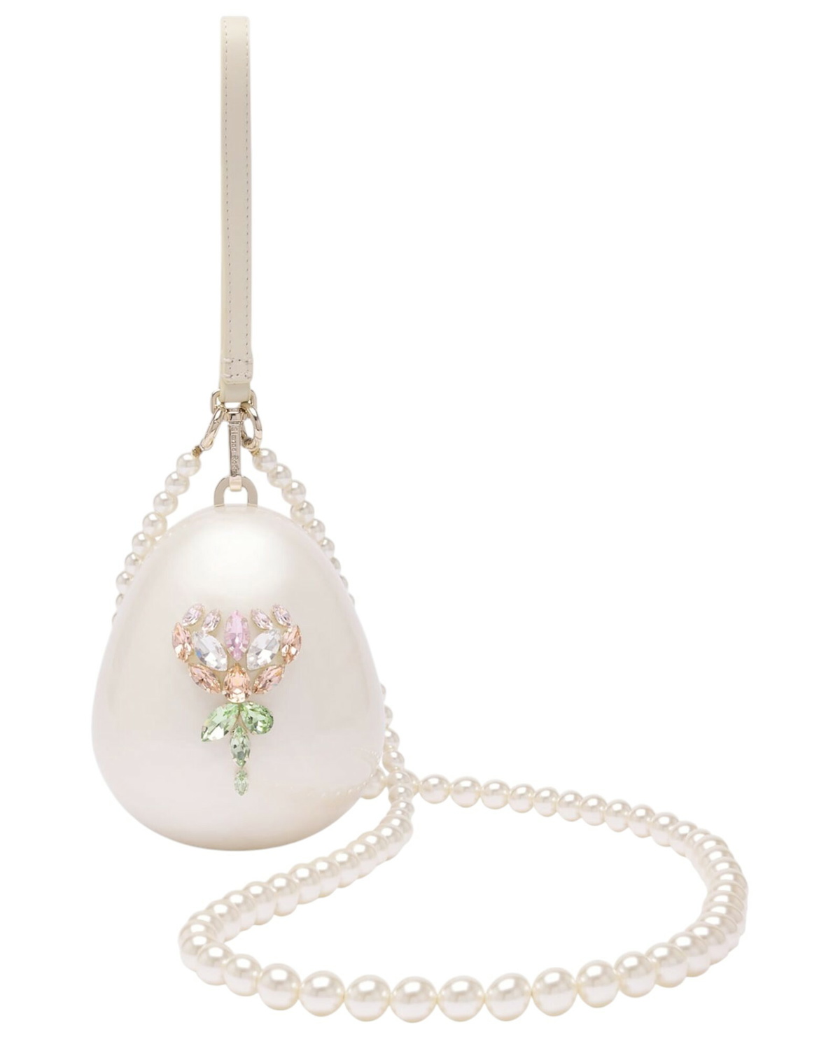 Simone Rocha Heart faux pearls-embellished clutch Simone Rocha