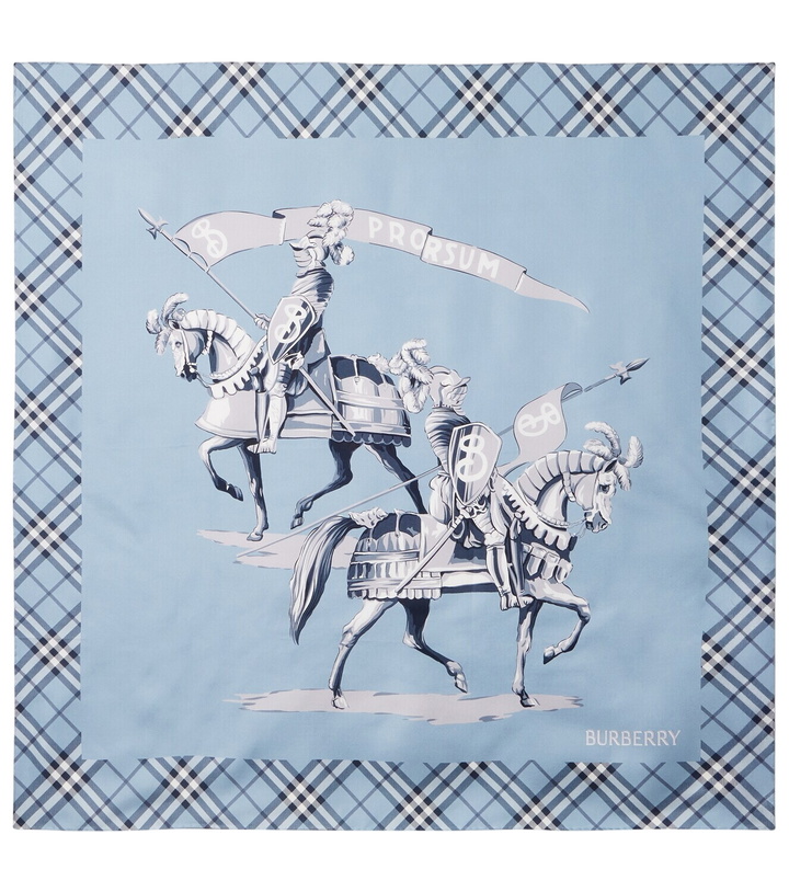 Photo: Burberry EKD silk twill scarf