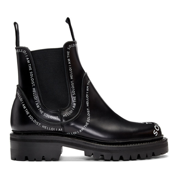 TAKAHIROMIYASHITA TheSoloist. Black I Am The Soloist Chelsea Boots