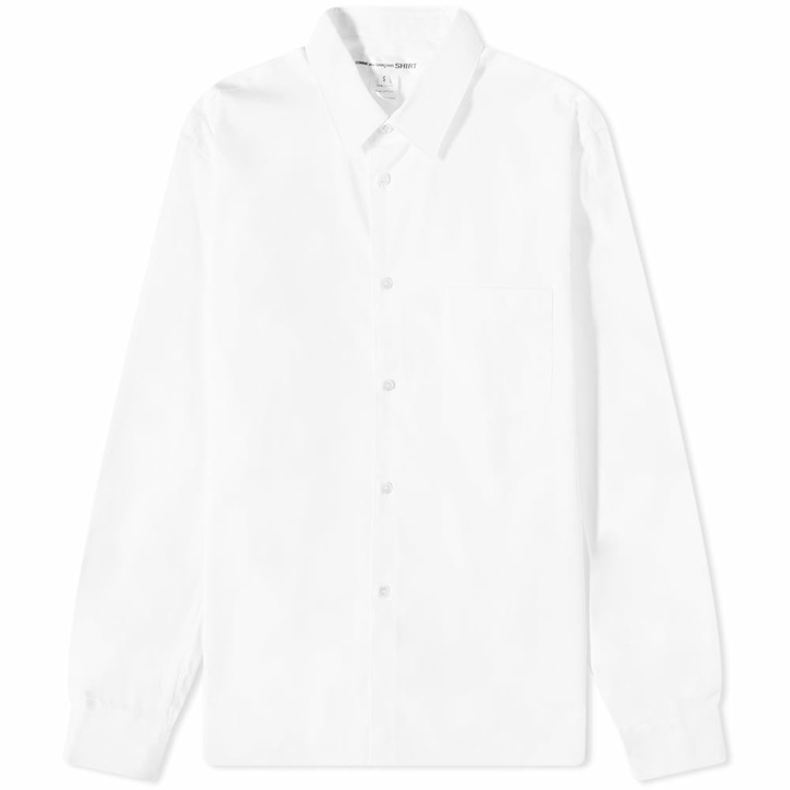 Photo: Comme des Garçons SHIRT Men's Forever Poplin Shirt in White