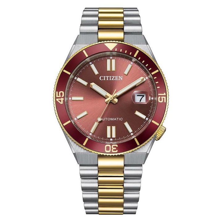 Photo: Citizen Tsuyosa Automatic Red Dial Mens Watch NJ0234-58X