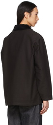 mfpen Black Deco Moleskin Jacket