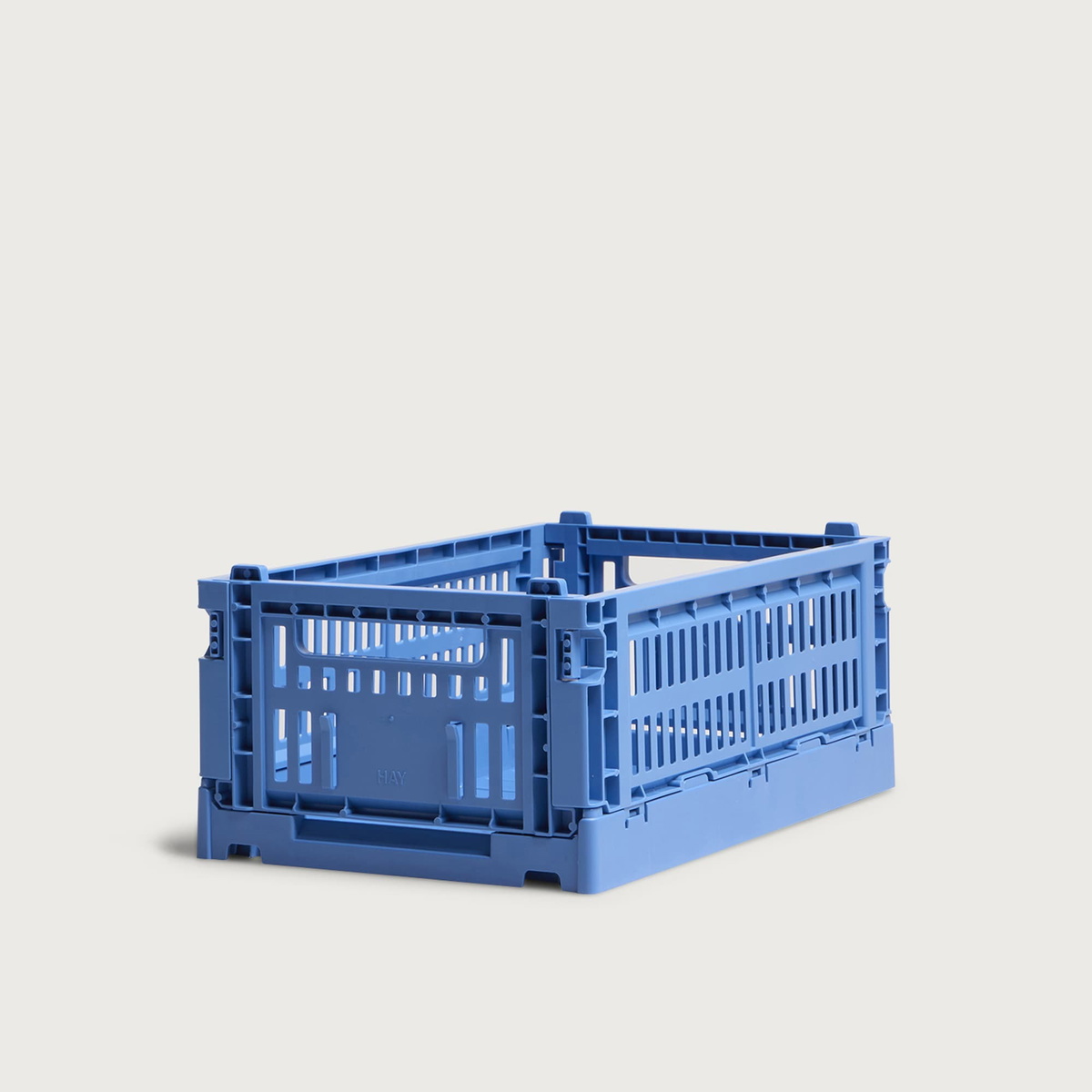 HAY Small Recycled Colour Crate in Electric Blue