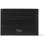 Mulberry - Croc-Effect Leather Cardholder - Black