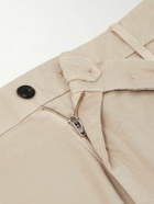 Eleventy - Slim-Fit Stretch Cotton-Twill Chinos - Neutrals