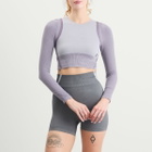 ON Women's Studio Knit Lg-T Crop in Lilac/Cosmos