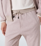 Brioni Cotton-blend sweatpants