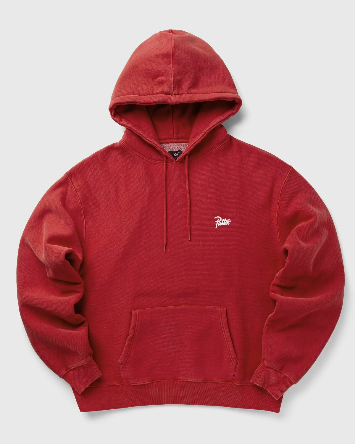 Patta Patta Washed Classic Hooded Sweater Red Hoodies