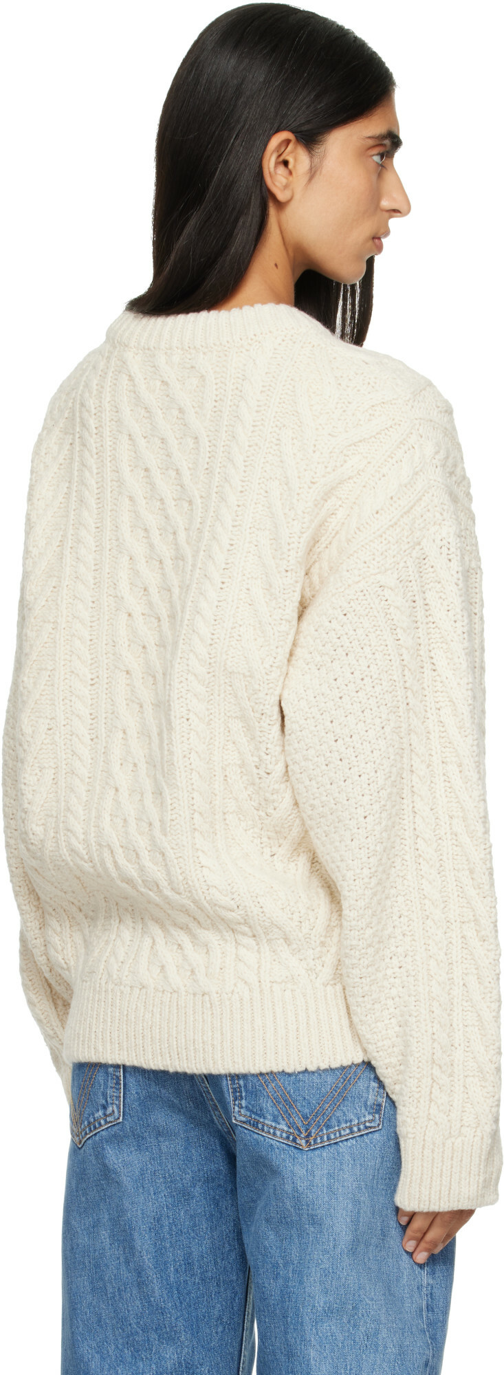 Nothing Written Off-White Petico Cable Knit Sweater