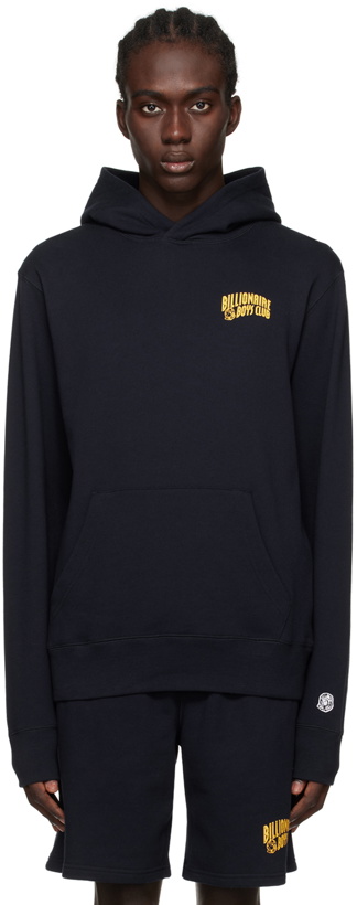 Photo: Billionaire Boys Club Navy Printed Hoodie