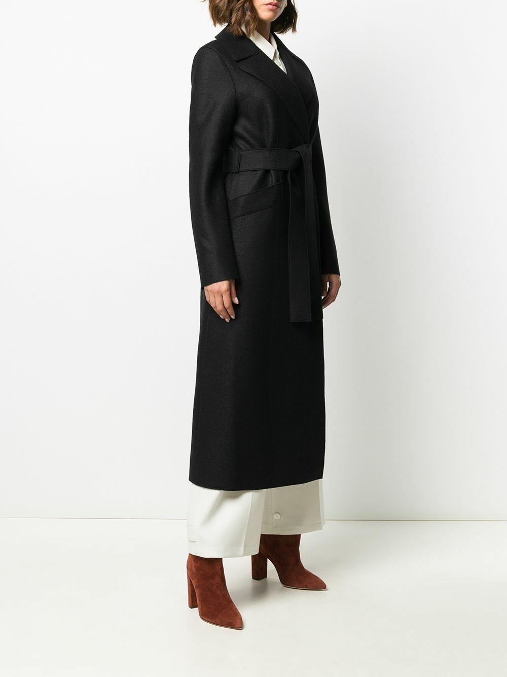 HARRIS WHARF LONDON - Wool Maxi Coat Harris Wharf London