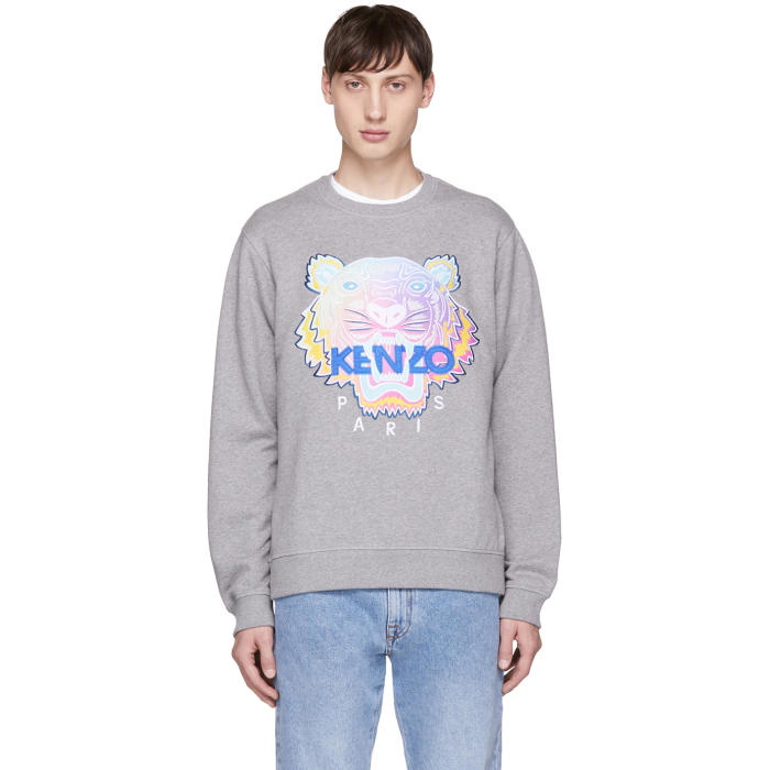 Photo: Kenzo Grey Limited Edition Tiger Sweatshirt