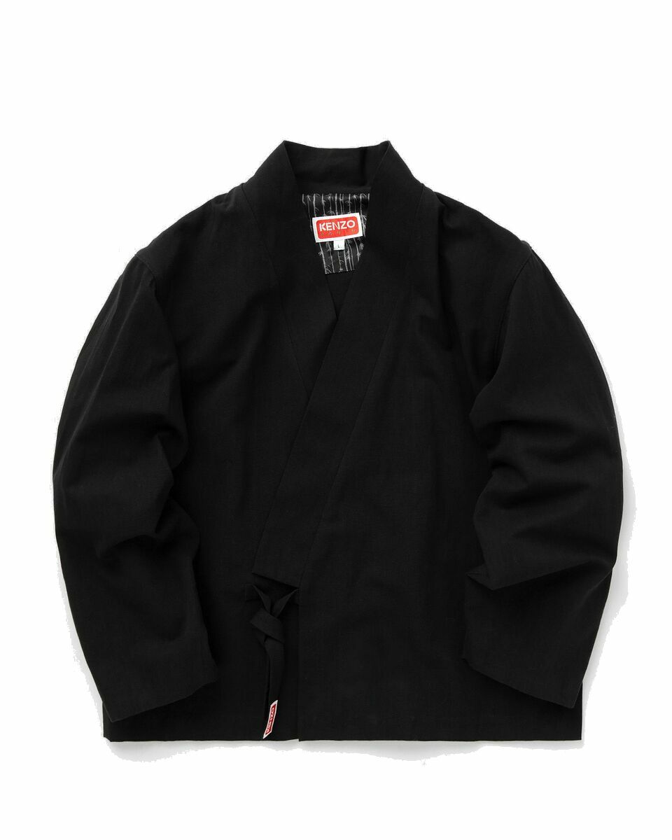 Photo: Kenzo Kimono Jacket Black - Mens - Windbreaker