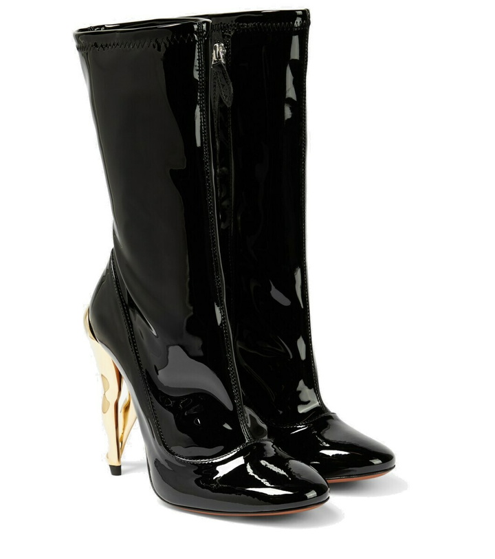 Photo: Alaïa Cabaret faux leather ankle boots