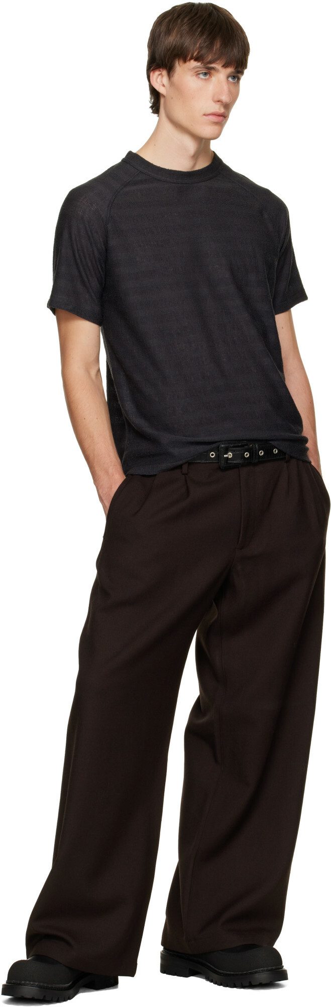 OUR LEGACY Gray Arcade T-shirt