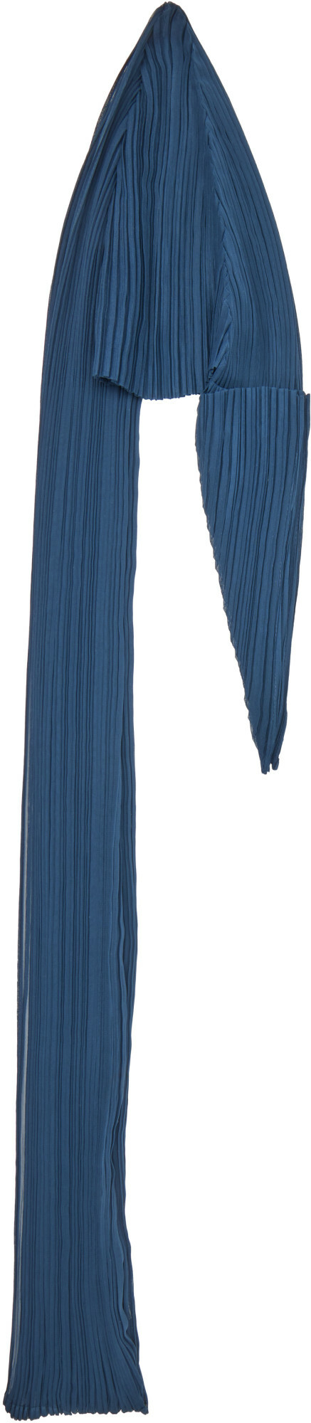 Pleats Please Issey Miyake Black Basic Madame-T Pleated Shawl