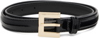 ANINE BING Black Nicola Belt