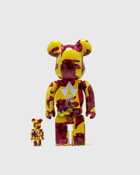 Medicom Bearbrick 400% Andy Warhol Cow Wallpaper 2 Pack Red/Yellow - Mens - Toys