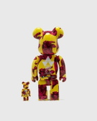 Medicom Bearbrick 400% Andy Warhol Cow Wallpaper 2 Pack Red/Yellow Toys