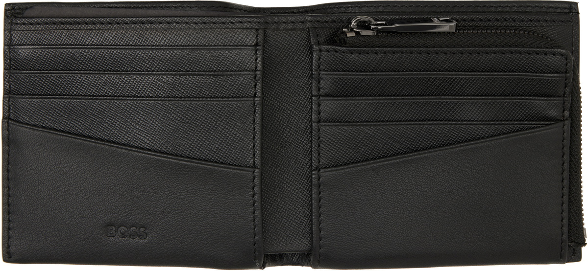 BOSS Black Bifold Wallet