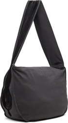 Song for the Mute Black Appliqué Messenger Bag