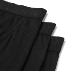1017 ALYX 9SM - Three-Pack Stretch-Cotton Boxer Briefs - Black