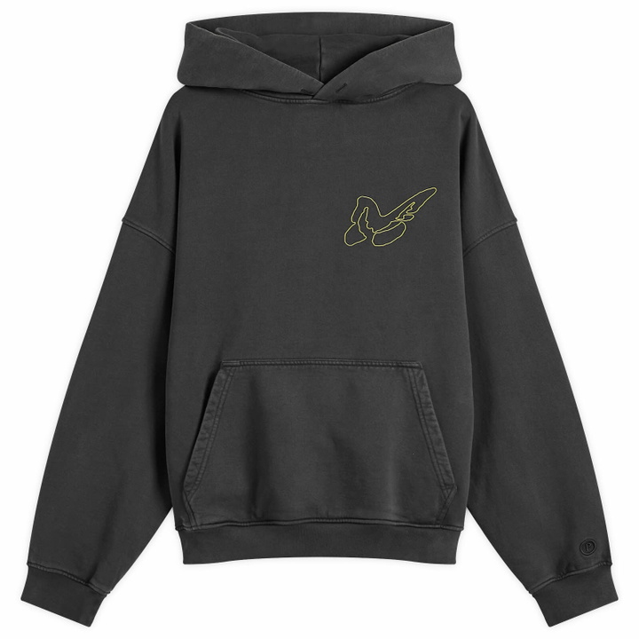 Photo: Picante Men's Butterfly Hoodie in Vintage Black