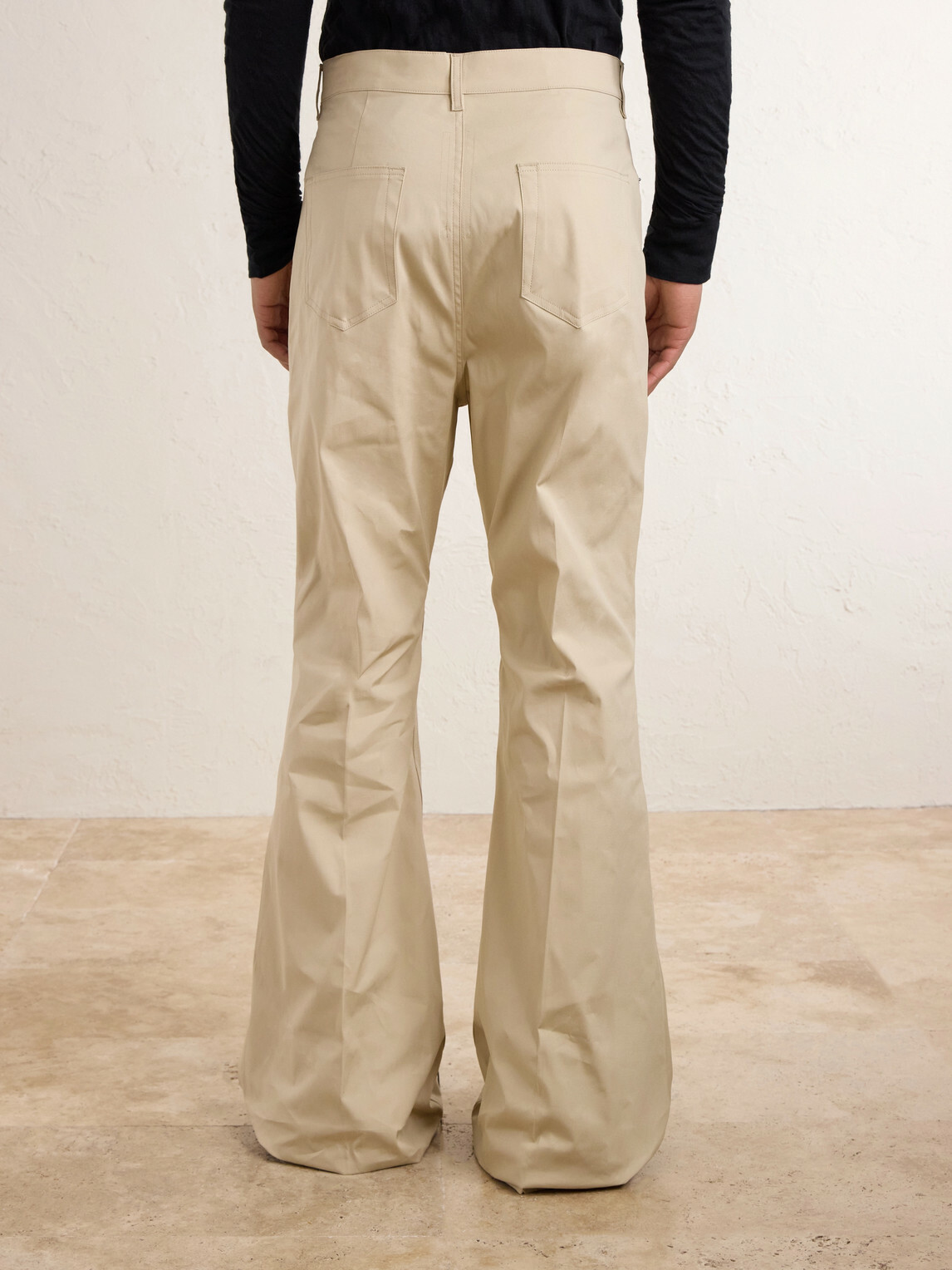 Rick Owens - Bolan Bootcut Organic Cotton-Blend Trousers - Neutrals