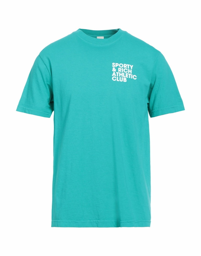 Photo: Sporty & Rich Mens T-shirt Turquoise