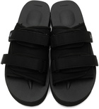 Suicoke Black MOTO-PO Sandals