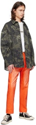 Acne Studios Orange Relaxed-Fit Jeans