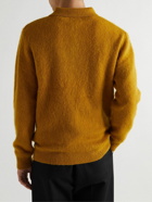 Beams Plus - Jacquard-Knit Polo Shirt - Yellow
