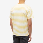 A.P.C. Men's Marinhero Stripe T-Shirt in Yellow