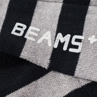 Beams Plus Men's Rib Stripe Sock in New Navy