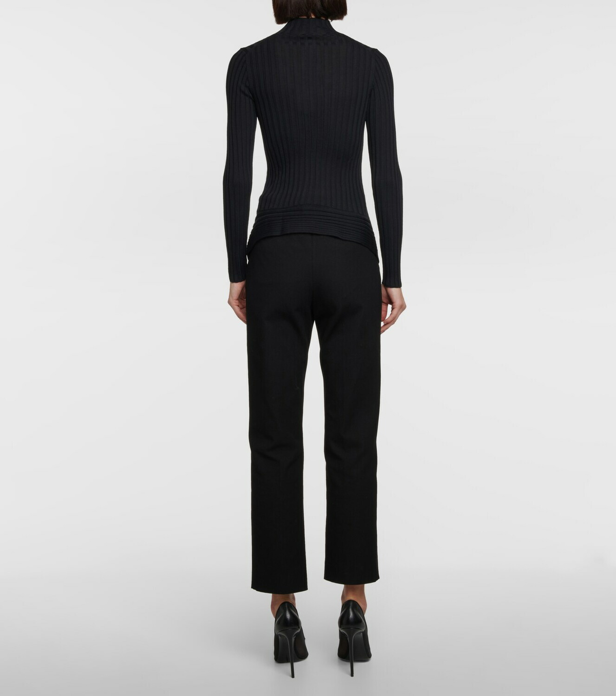 Wolford - Ribbed-knit wool and cashmere top