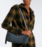 Balenciaga Le 7 Medium suede shoulder bag