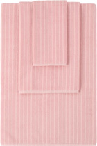 Tekla Pink Striped Towel Set, 3 pcs