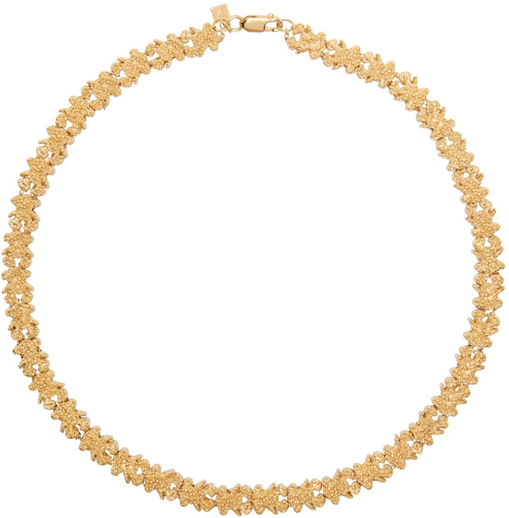 Photo: Veneda Carter SSENSE Exclusive Gold VC041 Signature Bear Chain Necklace