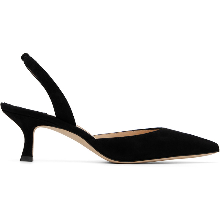 Photo: Manolo Blahnik Black Carolyne Heels