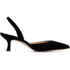 Manolo Blahnik Black Carolyne Heels