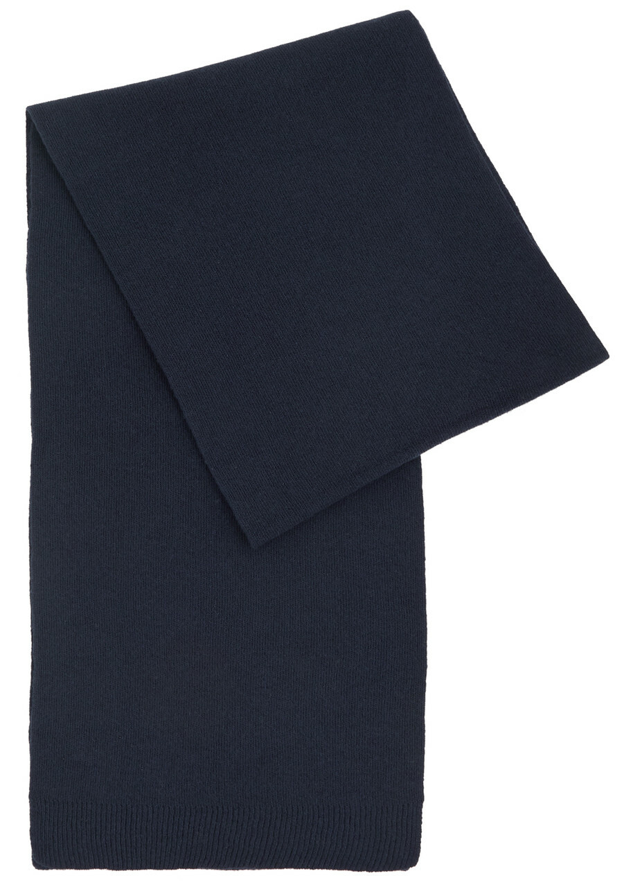 Colorful Standard Wool Scarf - Navy - One Size