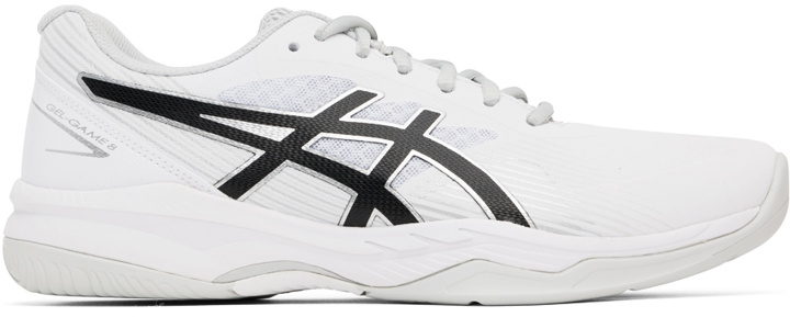 Photo: Asics White Gel-Game 8 Sneakers