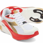 Diadora Atomo Star - Made in Italy Sneaker in White/Metallic Gold