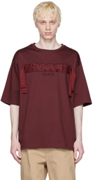 Lanvin Burgundy Curb T-Shirt