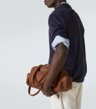 Miu Miu Pocket leather tote bag