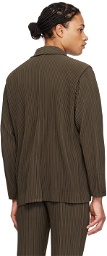 HOMME PLISSÉ ISSEY MIYAKE Khaki Tailored Pleats 1 Blazer