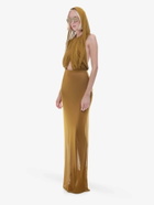 Saint Laurent   Dress Gold   Womens